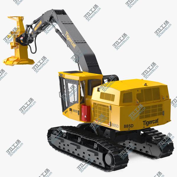 images/goods_img/20210312/Tigercat 855D Tracked Feller Buncher 3D model/1.jpg